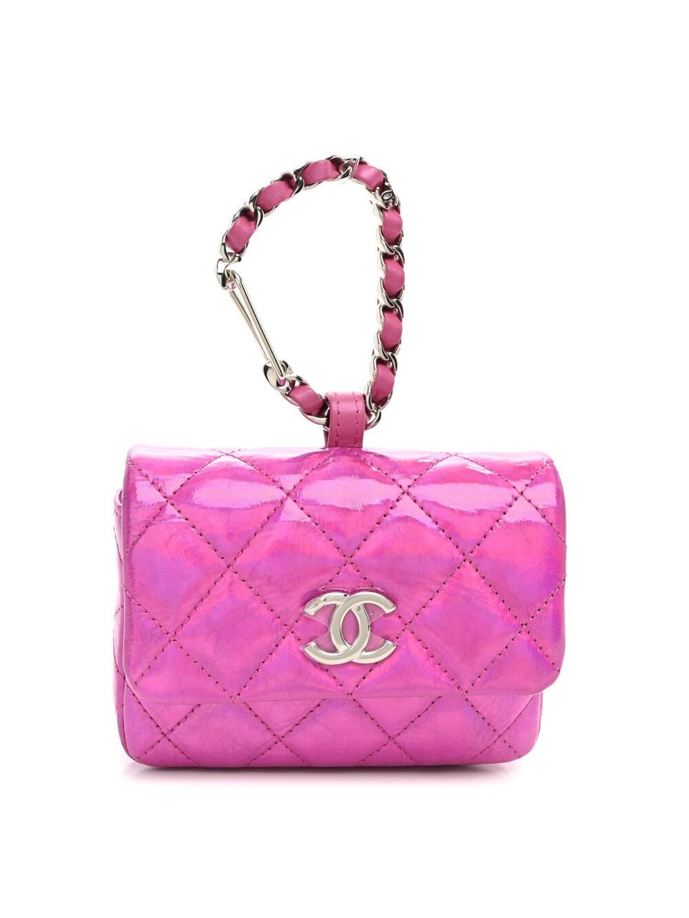 Chanel Patent Lambskin Quilted Cc Hook #339596C11B